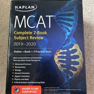 KAPLAN MCAT complete 7-book subject review 2019-2020